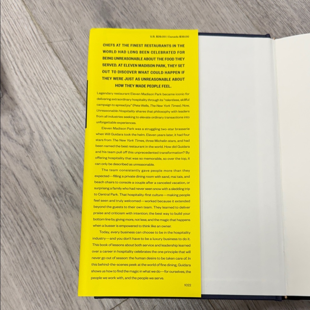 Unreasonable Hospitality - Yellow Edition - Picture 2 of 5